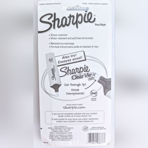 2 Sharpie Pen Stylo Fine Point Pen Sets (16 Pens Total) New - Picture 6 of 7